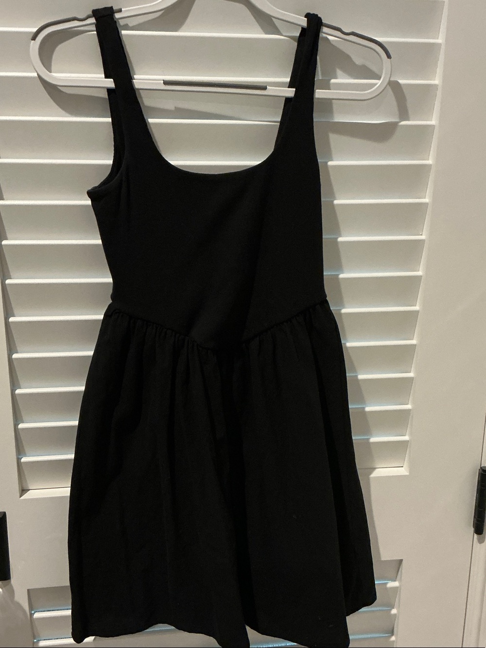 No Boundaries Classic Black Sleeveless Fit-and-Flare Dress